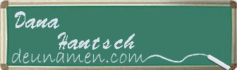 Dana Hantsch Visitenkarte